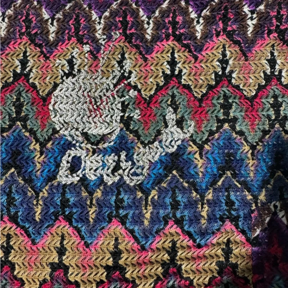 Desingual Atypical Chula Life Mini Dress Medium Mardi-gras Wearable Art - Picture 9 of 15